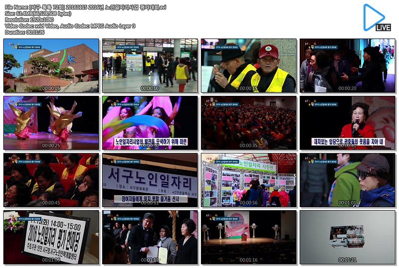 [서구 톡톡 72회] 20161115 2016년 노인일자리사업 평가대회 사진